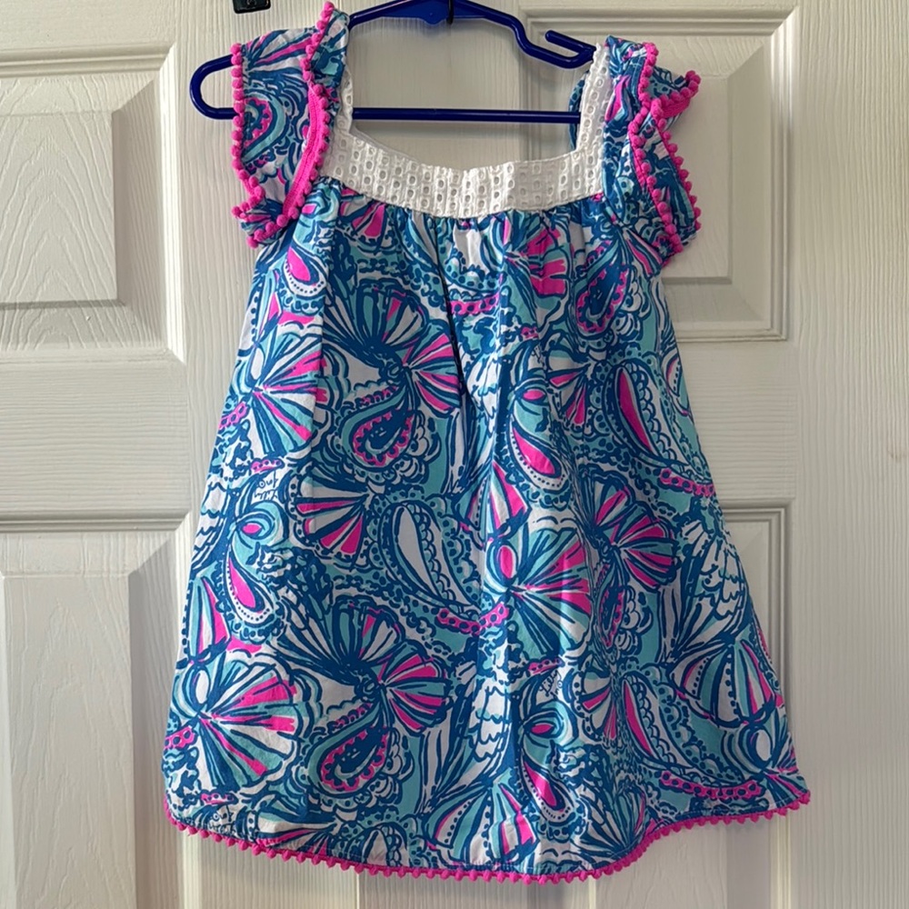 Lilly Pulitzer for Target Blue and Pink Kids Blouse